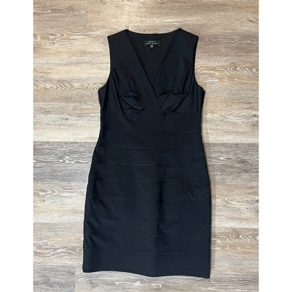 Robert Rodriguz Sz 8 V-Neck Surplice Sheath m Stretch Pencil Dress - Picture 10 of 14